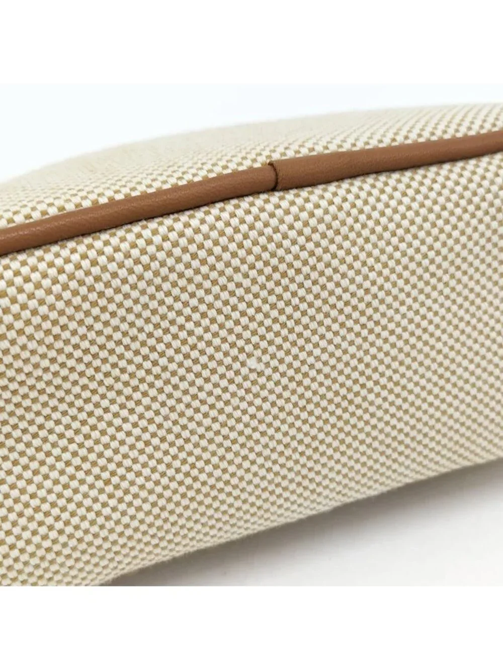 Hermes Bolide Casaque Mini Pouch Canvas Beige